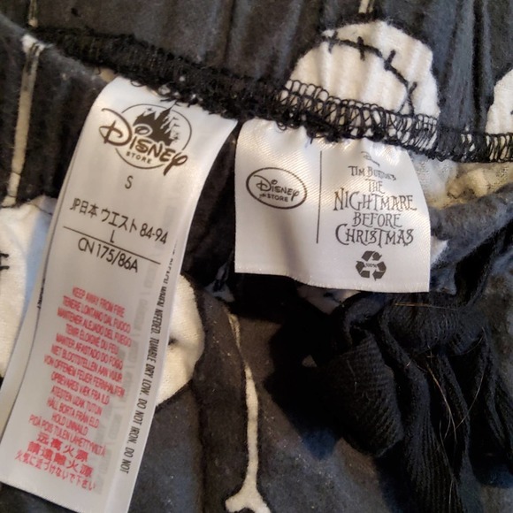 Nightmare before Christmas flannel pajama bottoms small - Picture 2 of 5